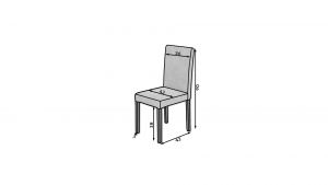 Jídelní židle RODOS 81 - Černá ADRK