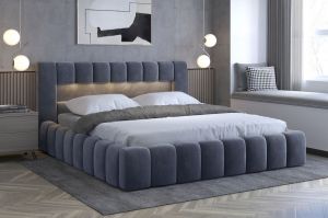 Čalouněná postel LAMICA - Monolith 97 - 160x200cm - Kov