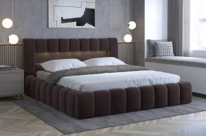 Čalouněná postel LAMICA - Monolith 29 - 140x200cm - Dřevo