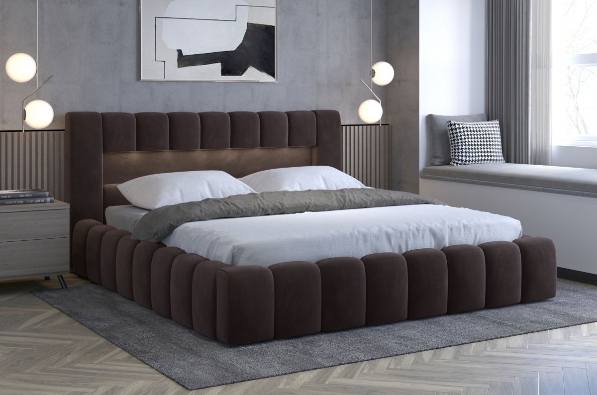 Čalouněná postel LAMICA - Monolith 29 - 160x200cm - Dřevo ELTAP