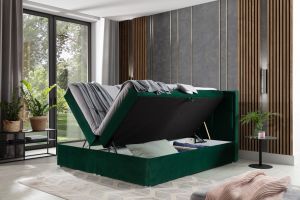 manželská postel boxspring MERON - Soft eko 11,140x200cm ELTAP