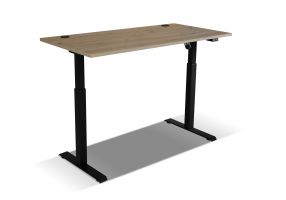 psací stůl MALTA 151-výškově nastavitelný, dub artisan, 138x67cm LEMPERT