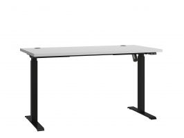 psací stůl MALTA 151-výškově nastavitelný, jasan šedý, 138x67cm