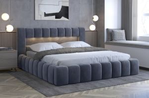 Čalouněná postel LAMICA - Monolith 97 - 140x200cm - Dřevo