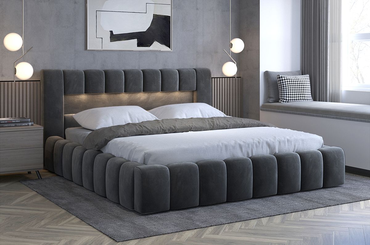 Čalouněná postel LAMICA - Monolith 85 - 160x200cm - Dřevo ELTAP