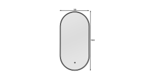 Zrcadlo Micedi L 50cm ELTAP