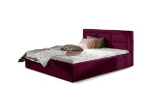 Čalouněná postel ROSANO - Matt Velvet 68 - 160x200cm - Dřevo ELTAP