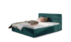 Čalouněná postel ROSANO - Matt Velvet 75 - 140x200cm - Dřevo ELTAP