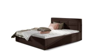 Čalouněná postel ROSANO - Sawana 26 - 140x200cm - Dřevo ELTAP
