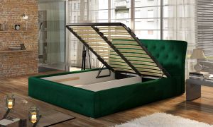Čalouněná postel MILANO - MatVelvet 68 - 160x200cm - Kov ELTAP