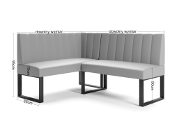 rohová jídelní lavice Madryt 130x170cm JKG