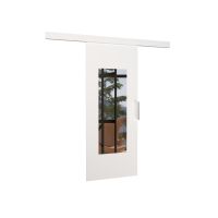 Posuvné dveře NELA - Bílá / zrcadlo - šířka 76cm ADRK