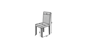 Jídelní set RODOS 81 - 1+6 židlí - Tmavý ořech ADRK