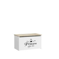 Box na hračky DARIA - Sonoma - Princezna nápis ADRK