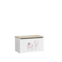 Box na hračky DARIA - Sonoma - Balerína s jednorožcem ADRK