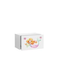 Box na hračky INGA - Růžová - Mořská panna ADRK