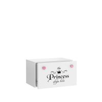 Box na hračky INGA - Růžová - Princezna nápis ADRK