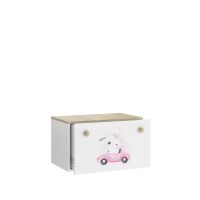 Box na hračky INGA - Sonoma - Kotě v autíčku ADRK