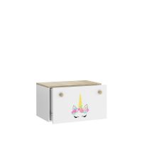 Box na hračky INGA - Sonoma - Jednorožec ADRK