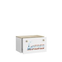 Box na hračky INGA - Sonoma - Vláček ADRK