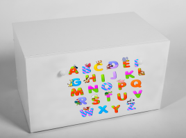 Box na hračky INGA - Abeceda ADRK