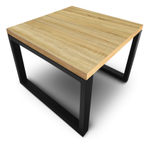 Konferenční stolek MOARTI Černá / Sonoma - šířka 60cm ADRK