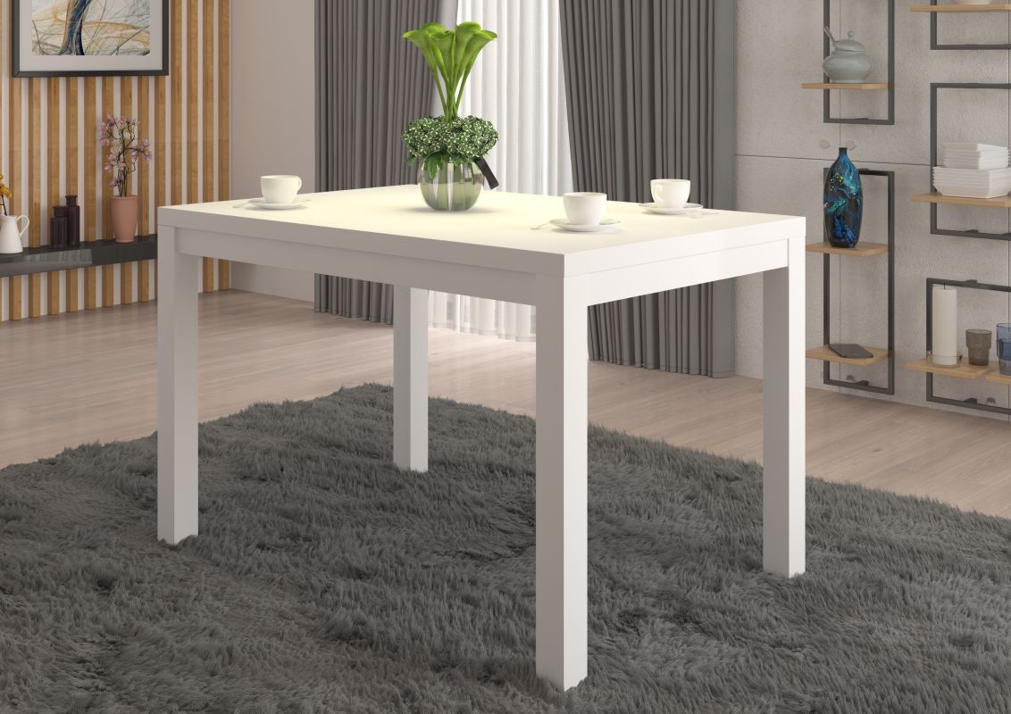 ADRK Konferenční stolek OLAF 2 - Bílá - šířka 120cm