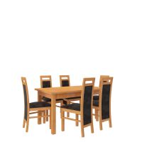 Jídelní set RODOS 14 - 1+6 židlí - Olše ADRK