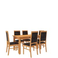 Jídelní set RODOS 25 - 1+6 židlí - Olše ADRK
