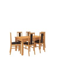 Jídelní set RODOS 52 - 1+6 židlí - Olše ADRK