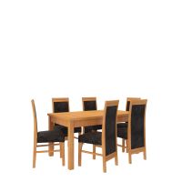 Jídelní set RODOS 57 - 1+6 židlí - Olše ADRK