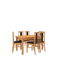 Jídelní set RODOS 59 - 1+6 židlí - Olše ADRK