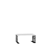 Konferenční stolek SEMANIER - Černá / Bílý lesk - šířka 100cm ADRK