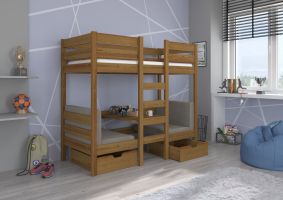 Patrová postel s matracemi BART - Dubit - 90x200cm