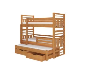 Patrová postel HIPPO - Olše - 80x180cm ADRK