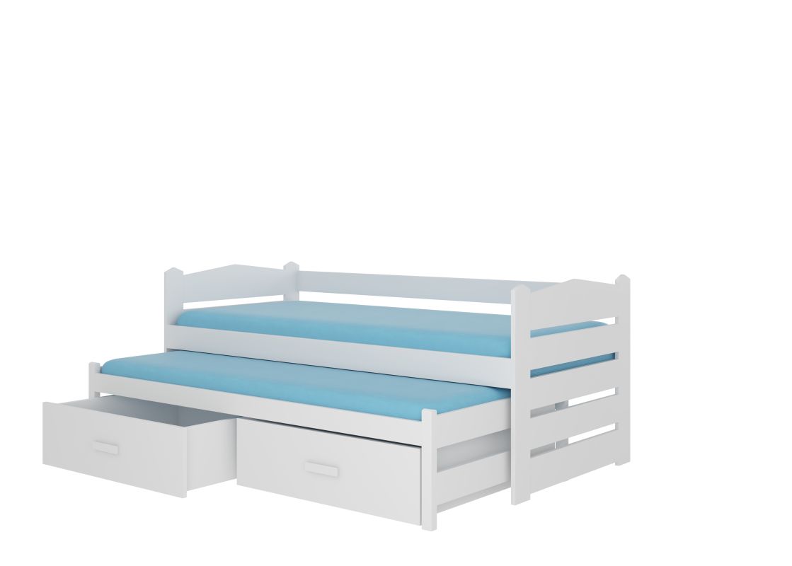 tiarro manželská postel v modré barvě