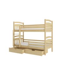 Patrová postel s matracemi ADA - Borovice - 80x180cm ADRK