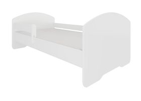 Postel s matrací a zábranou PEPE - Bílá - 140x70cm ADRK
