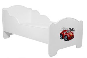 Postel s matrací AMADIS - Závodní autíčko - 80x160cm ADRK