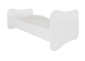 Postel s matrací GONZALO - Bílá - 140x70cm ADRK