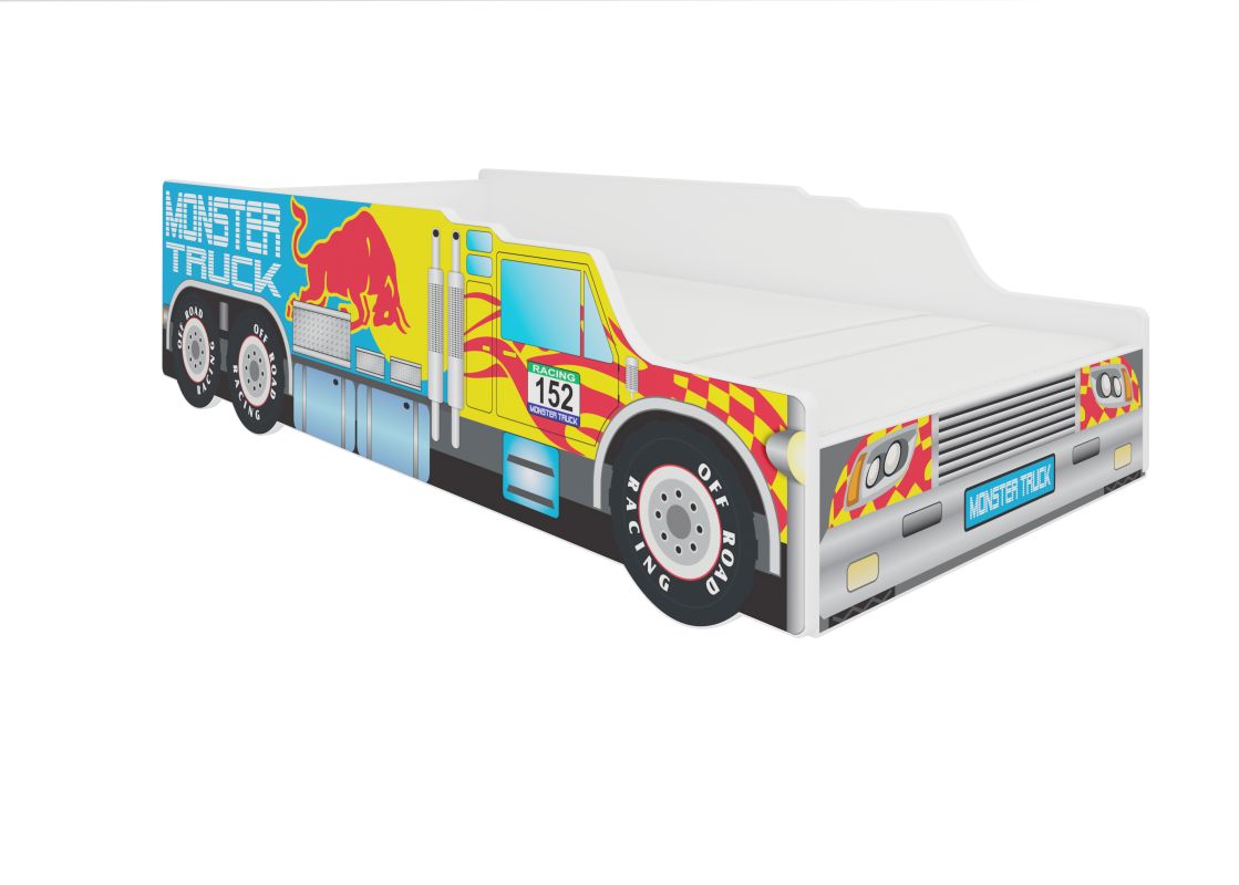 Moderní design postele Monster Truck