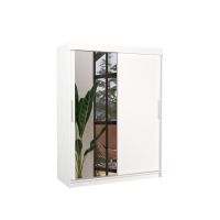 Posuvná skříň se zrcadlem BIANCO - Bílá - šířka 150cm ADRK