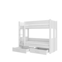 Patrová postel ARTA - Bílá - 90x200cm ADRK