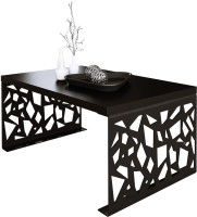 Konferenční stolek SEMARA - Černá / Černá - 100x45x60cm ADRK