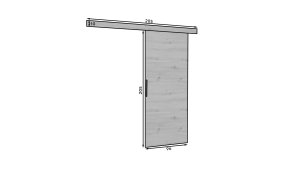 Posuvné dveře DAAN - Artisan - šířka 96cm ADRK