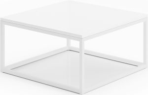 Konferenční stolek BELTEN - Bílá / Bílá - 65x33x65cm ADRK