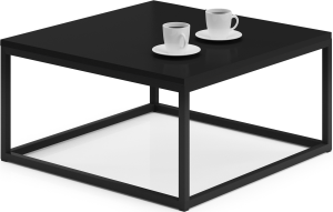 Konferenční stolek BELTEN - Černá / Černá - 65x33x65 ADRK