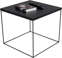 Konferenční stolek ELENA - Černá / Černá - 50x50cm ADRK