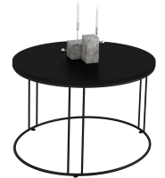 Konferenční stolek NOEL - Černá / Černá - 55x37x55cm ADRK