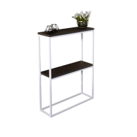 Konzolový stolek MASON - Bílá / Černá - 60x80x20cm ADRK